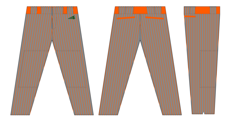 Oklahoma Titans Baseball Custom Pants #3