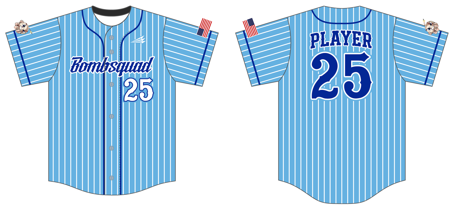 FC BombSquad Custom NanoDri Baseball Jersey #J2C