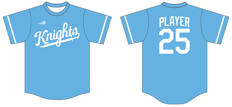 County Line Knights Custom FABRIC Baseball Jersey #J1C