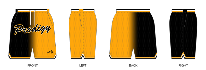 Prodigy Baseball Miami Custom Retro Mesh Shorts #MS2