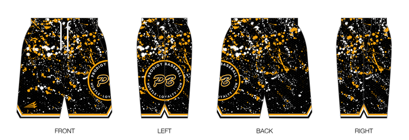 Prodigy Baseball Miami Custom Retro Mesh Shorts #MS1