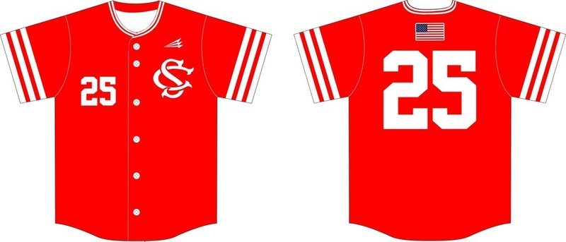 Belvidere High School Custom Baseball Jersey Design #1b