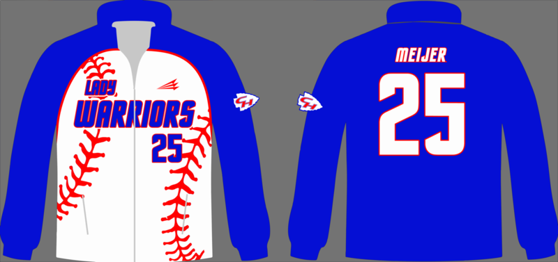 Chippewa Hills Warriors Baseball Custom Crusader Track Jacker #TJ1