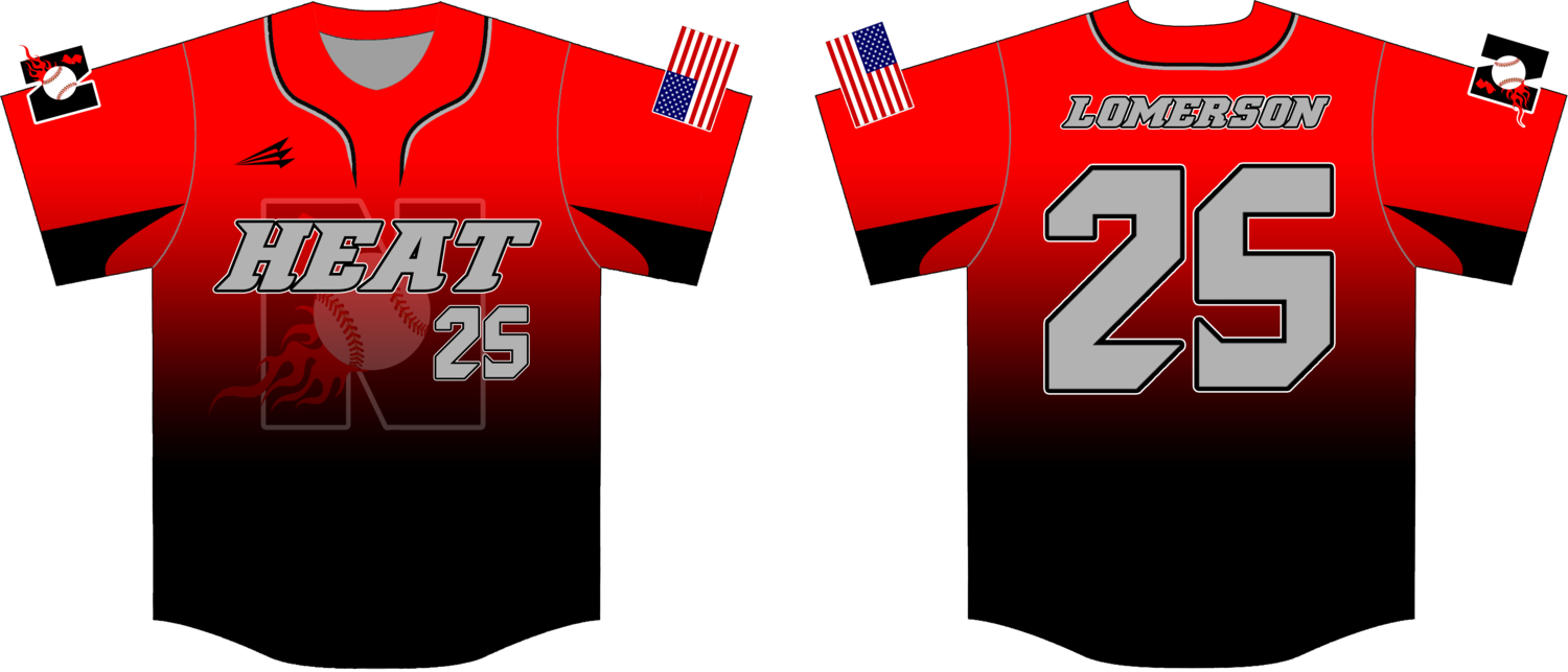 Jersey Heat Custom Baseball Jersey #1B