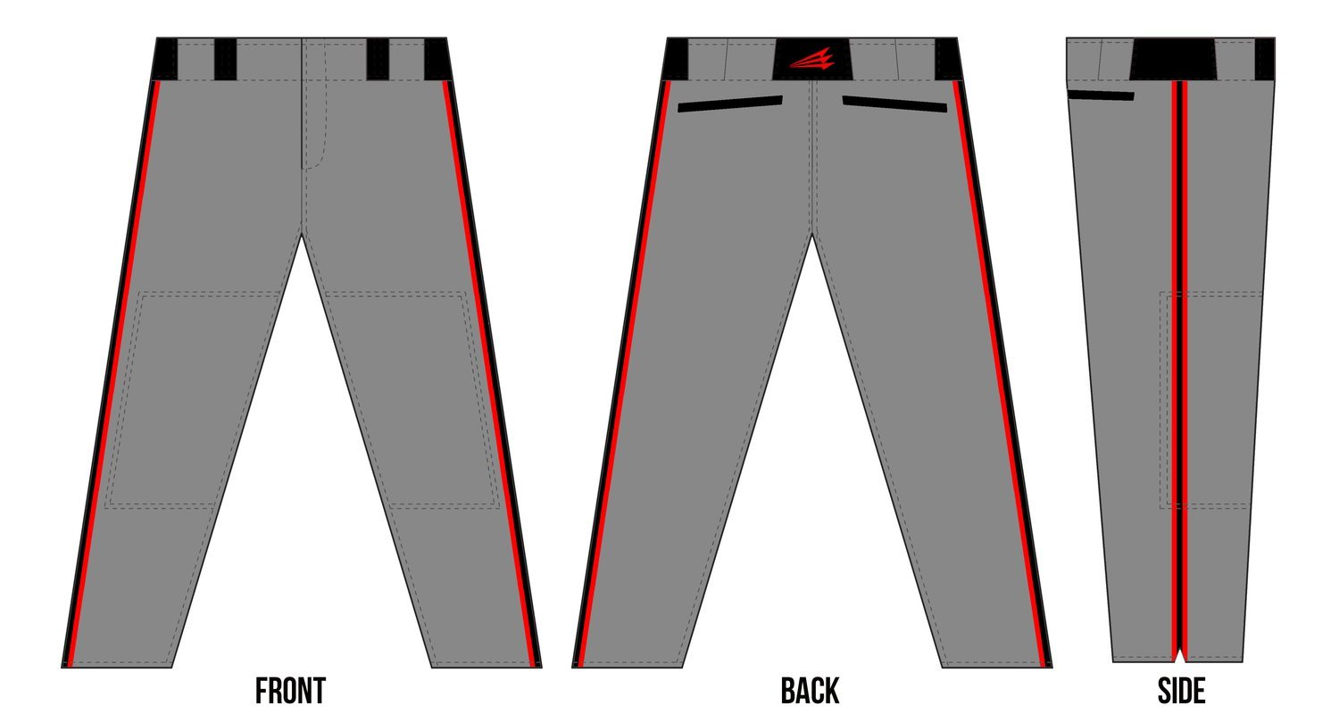 Broncos Baseball (Brewer) Custom Baseball Pants #2