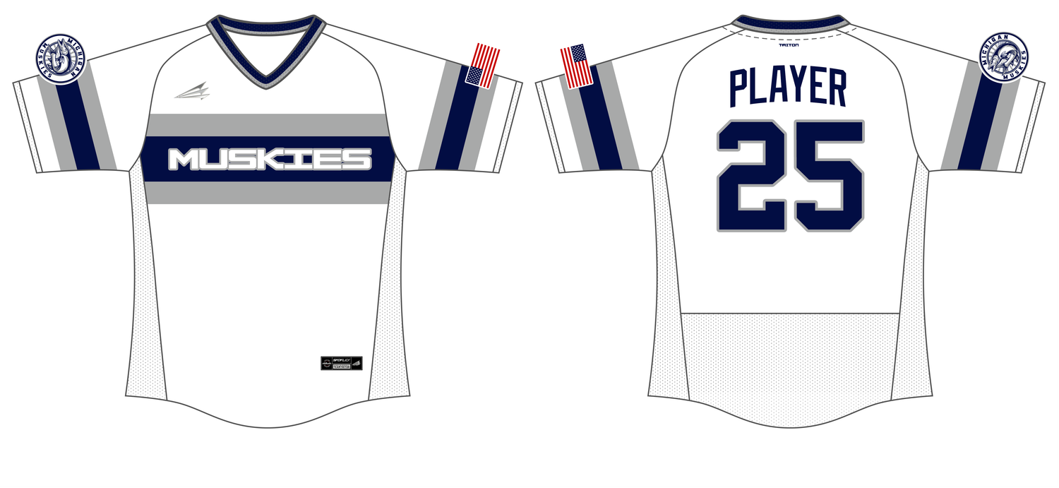 Michigan Muskies Custom SPDFLX Baseball Jersey #J4