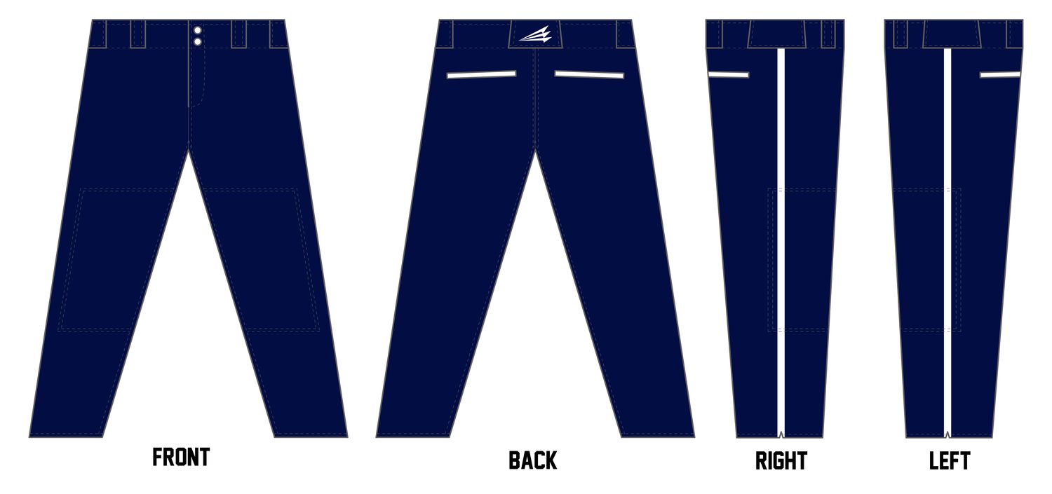 Michigan Muskies Custom Athletic Cut Baseball Pant #BP1