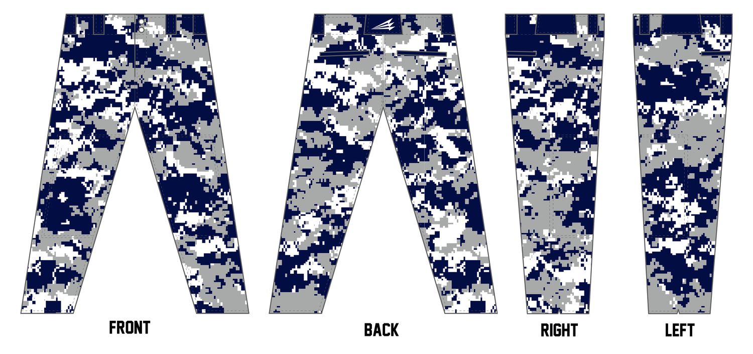 Michigan Muskies Custom Athletic Cut Baseball Pant #BP3