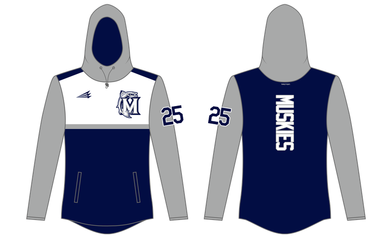 Michigan Muskies Custom QuadFlex Hoodie #QF1