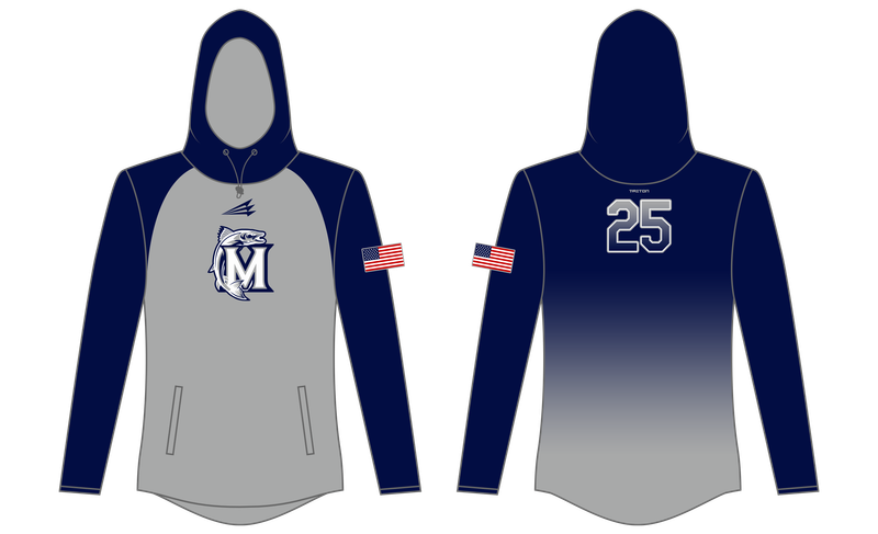 Michigan Muskies Custom QuadFlex Hoodie #QF2