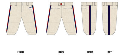 Halos Baseball Club Custom Knicker Baseball Pant #BP1