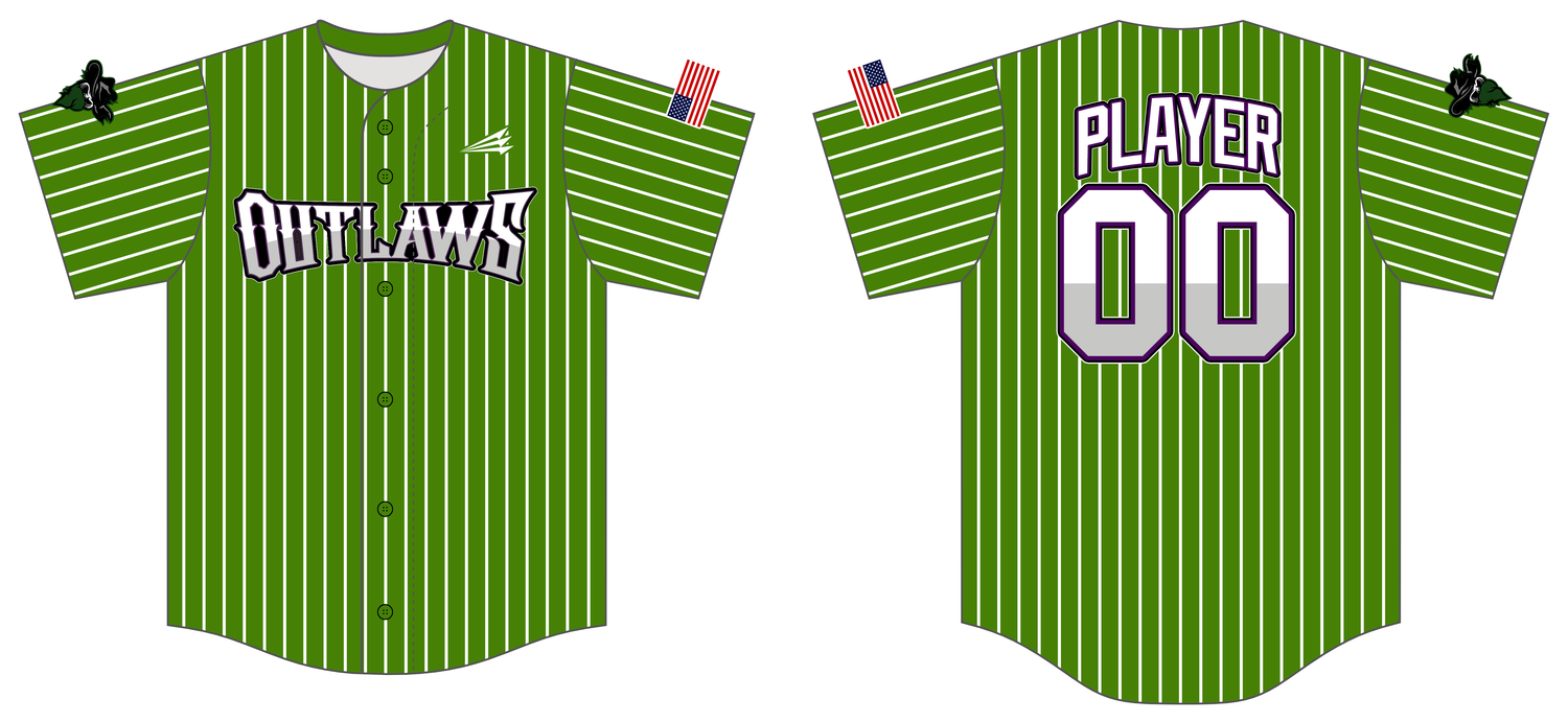 Frozen Ropes Outlaws Custom HexaFlex Baseball Jersey #J1B