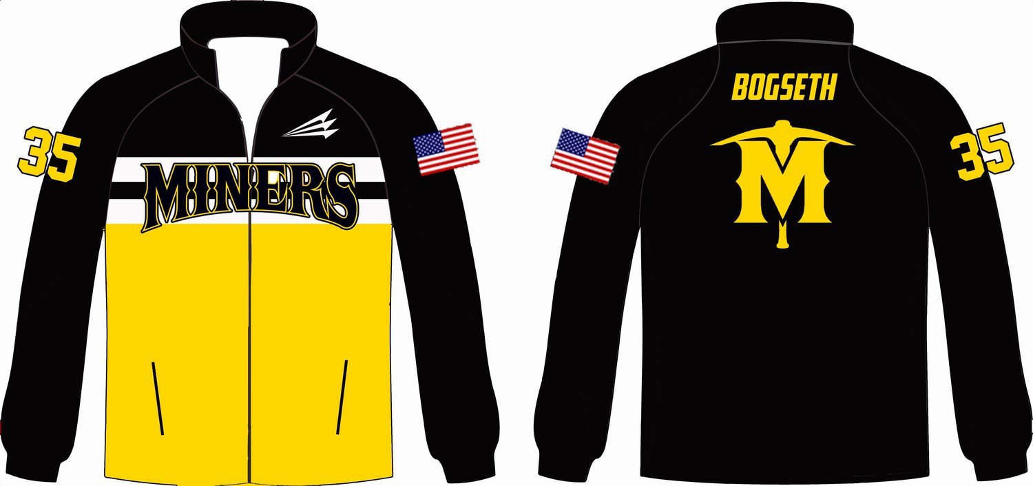 Ankeny Miners Custom Crusader Track Jacket Design #3