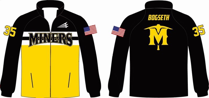 Ankeny Miners Custom Crusader Track Jacket Design #3