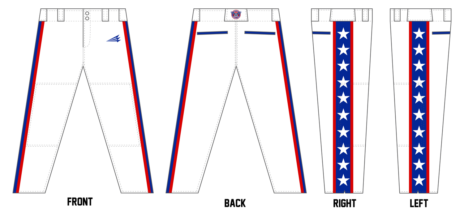 Americans Baseball Club Custom Athletic Baseball Pant #BP13a