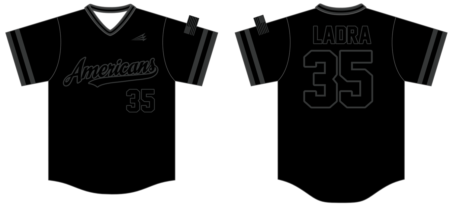 Americans Baseball Club Custom HexaFlex Baseball Jersey #J15b