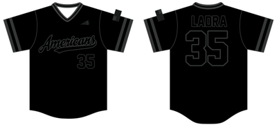 Americans Baseball Club Custom HexaFlex Baseball Jersey #J15b