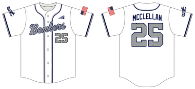 Bombers (McClellan) Custom NanoDri Baseball Jersey #J3D