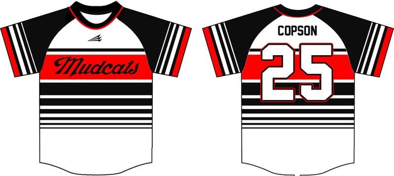 Croydon Mudcats Custom Baseball Jersey #2