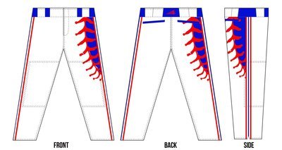 Chippewa Hills Custom Baseball Pants #2C