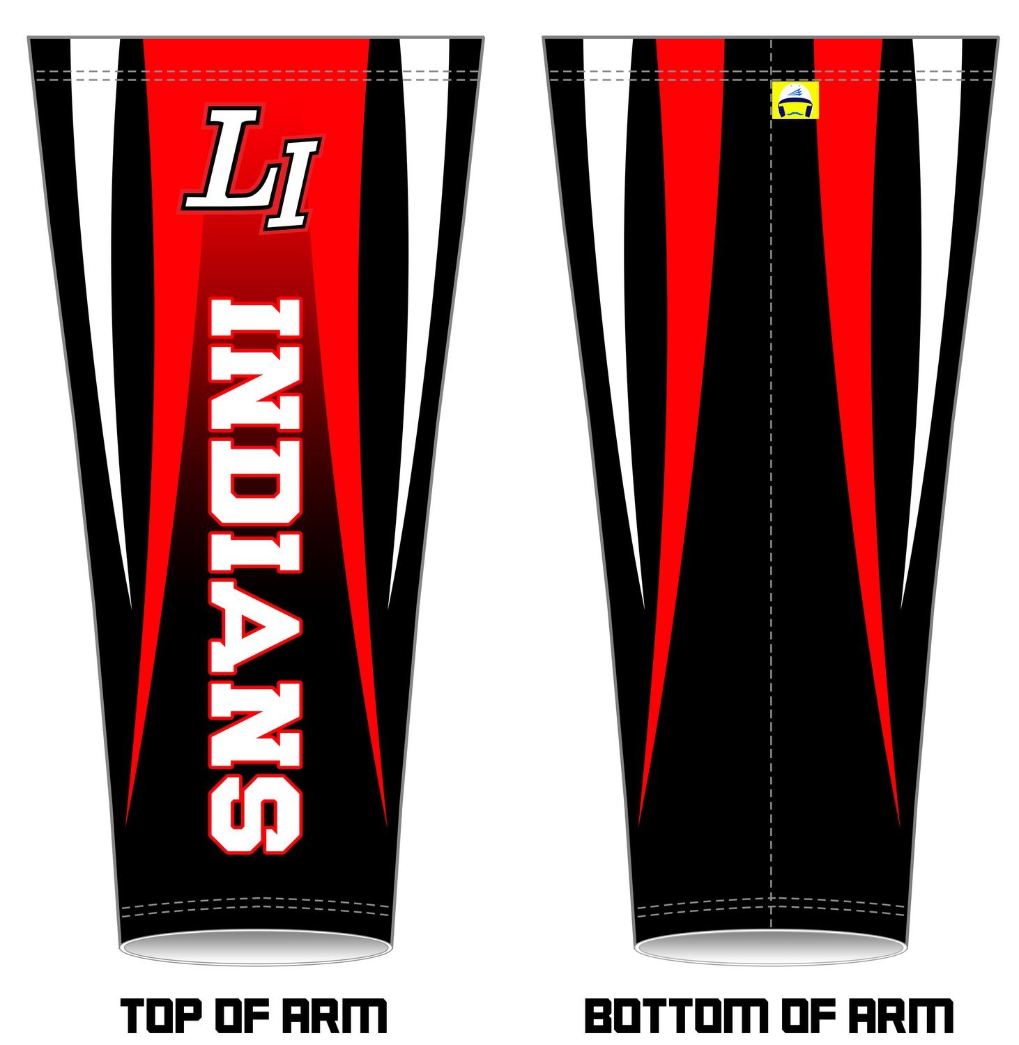 Long Island Indians Custom Arm Sleeve #2