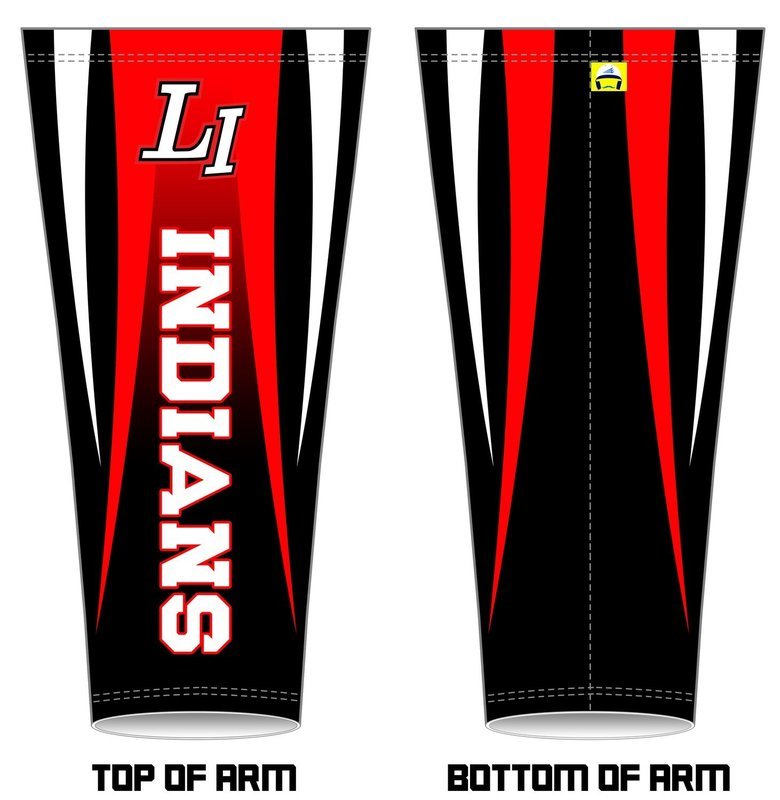 Long Island Indians Custom Arm Sleeve #2