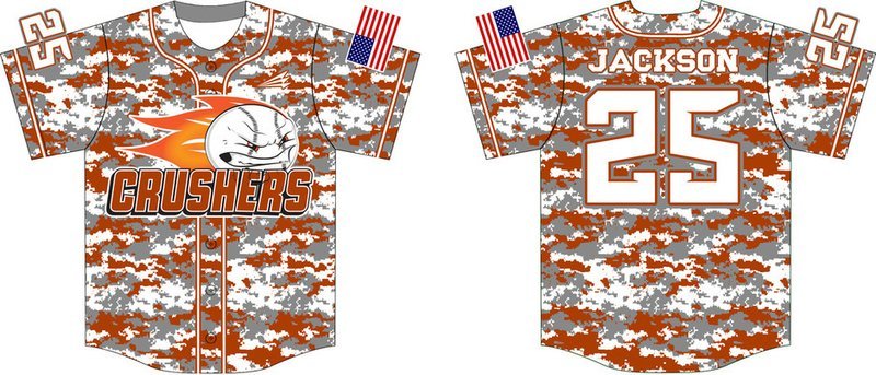 Lakewood Crushers Custom Baseball Jersey D2