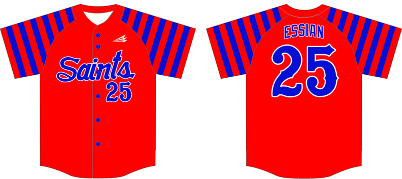 St. Clair Saints Custom Baseball Jersey #5