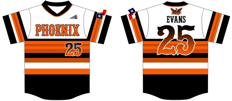 Phoenix (Evans) Custom Baseball Jersey #4E
