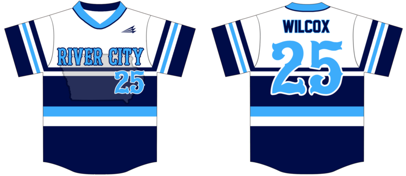 River City Owls Custom Baseball Jersey #1B