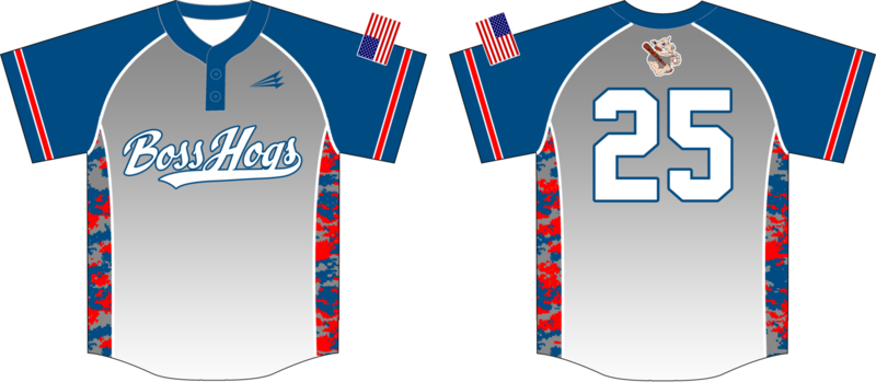 Boss Hogs Custom Baseball Jersey #4c