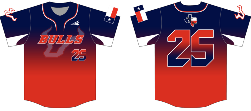Fort Bend Bulls Custom Baseball Jersey #3