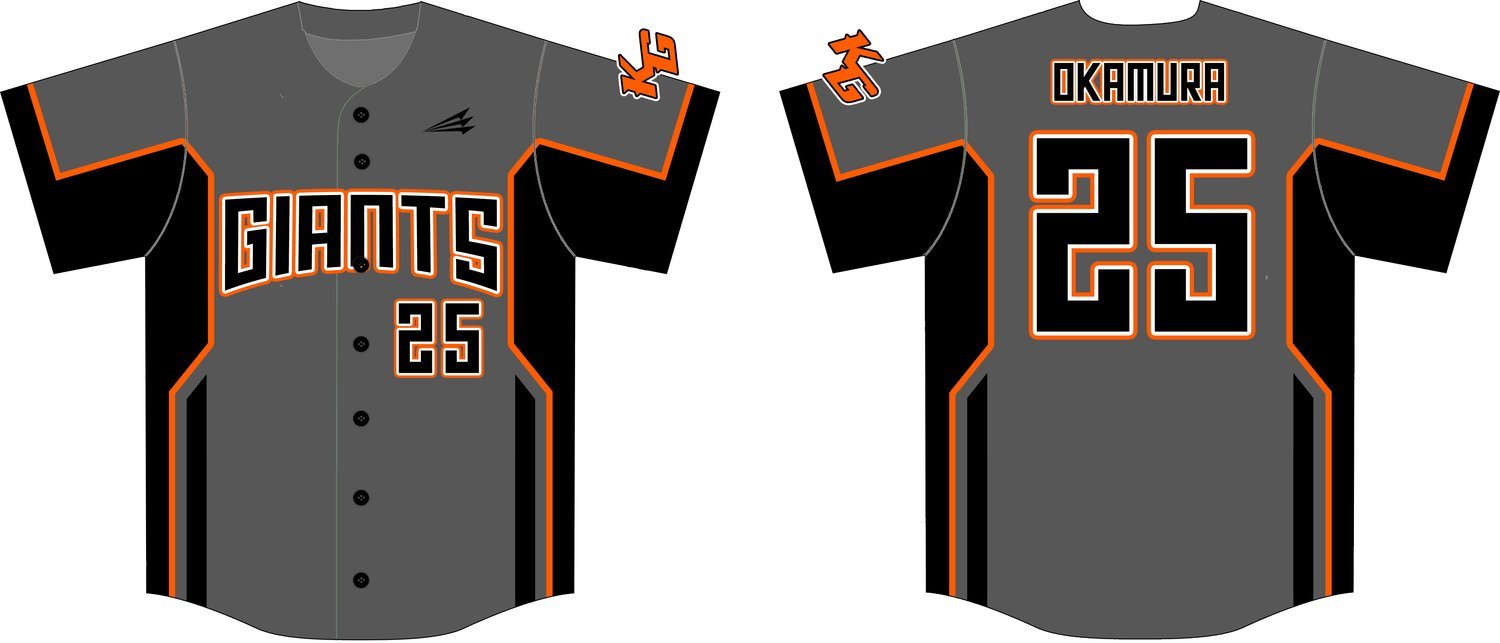 Kahului Giants Custom Baseball Jersey #5D