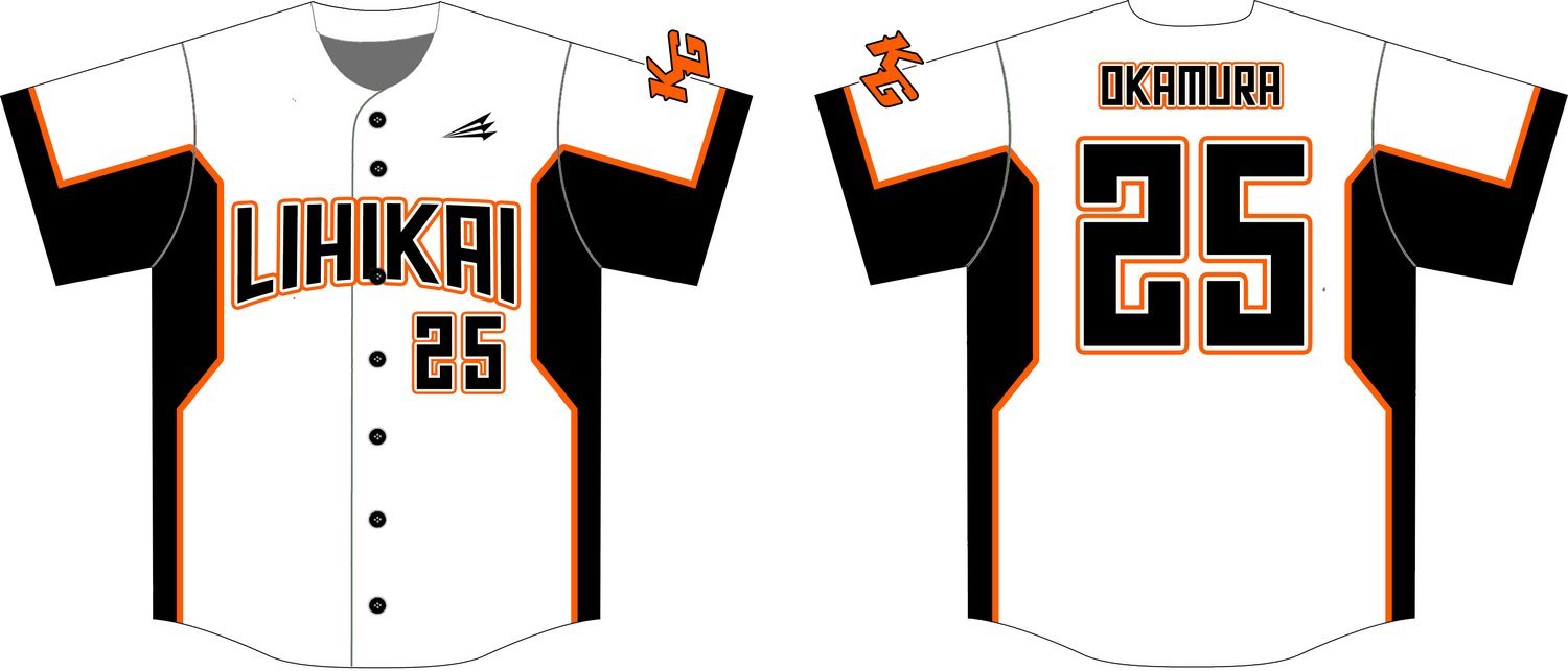 Kahului Giants Custom Baseball Jersey #5F