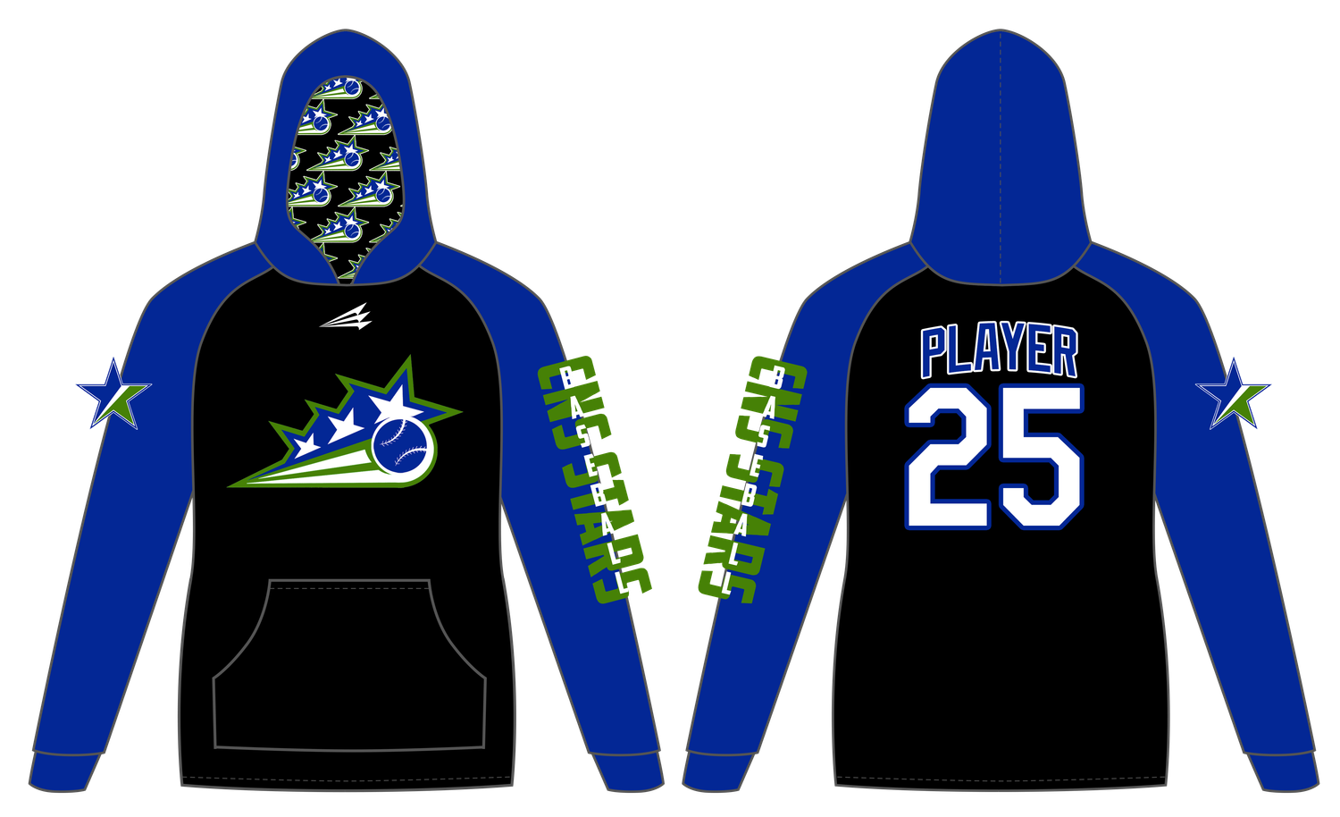 CNS Stars Custom Vulcan Hoodie #VH1E