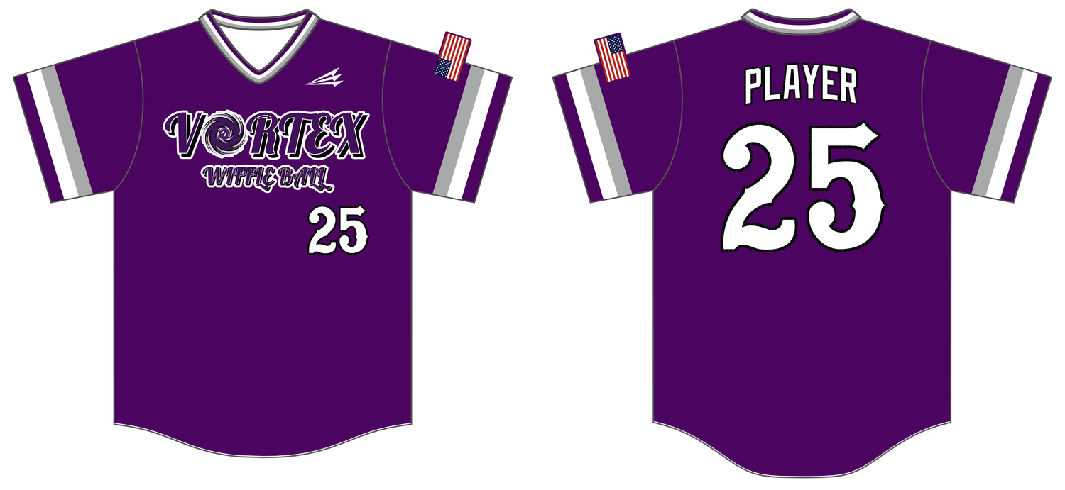 Vortex Wiffle Ball Custom NanoDri Baseball Jersey #J3B