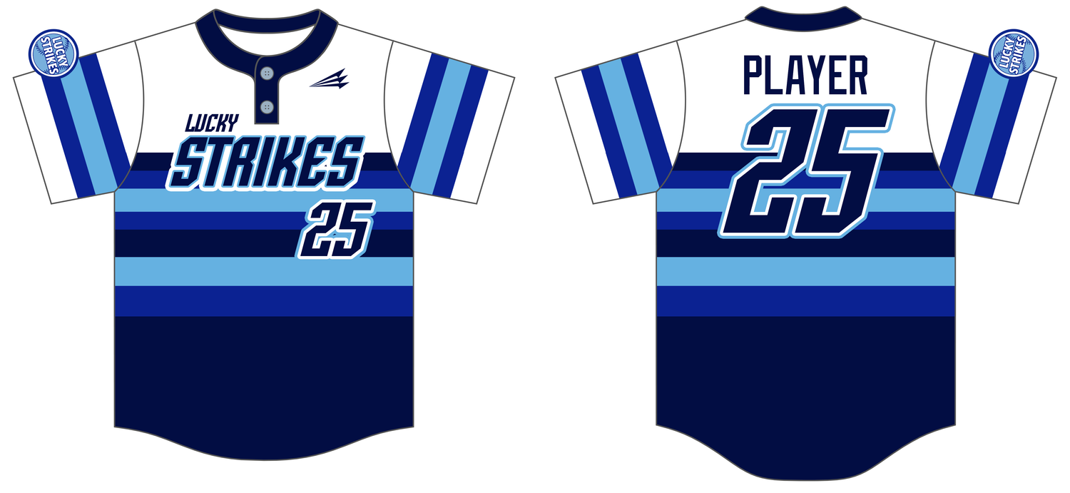 Lucky Strikes Custom HexaFlex Baseball Jersey #J2D