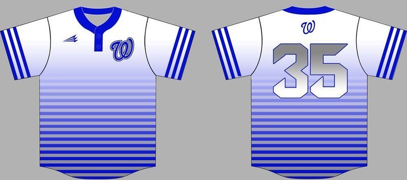 Woodbridge Raiders Custom Baseball Jersey Design #3F