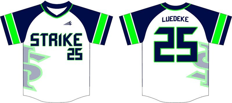 Indiana Strike Baseball Custom Jersey #3