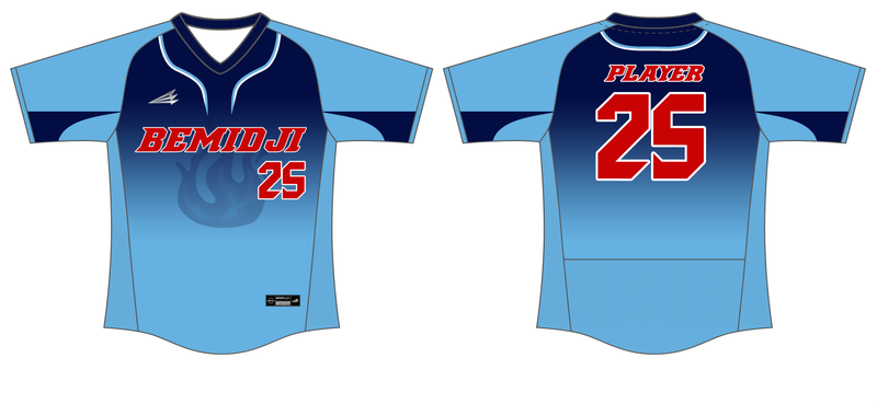 Bemidji 9U Heat Custom SpdFlex Baseball Jersey #J6