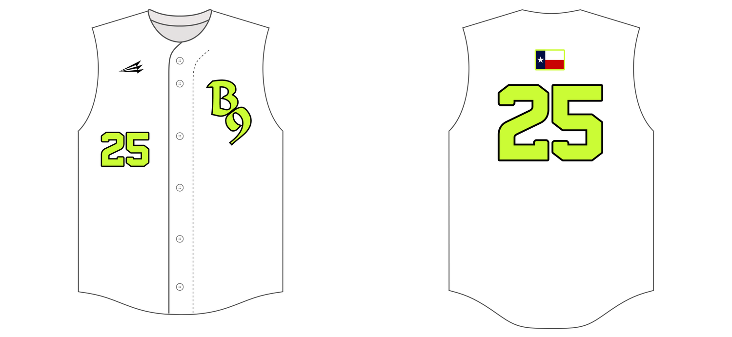 B9 Custom HexaFlex *NEON* Baseball Jersey #J1B