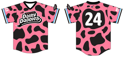 Danville Dairy Daddies Custom NanoDri Baseball Jersey #J2C
