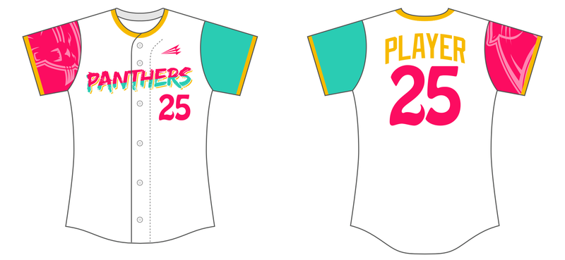 Cedar Grove Panthers Custom Hexaflex Softball Jersey #J3F