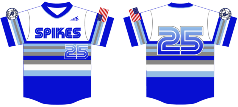 Salina Spikes Custom Baseball Jersey #J3a