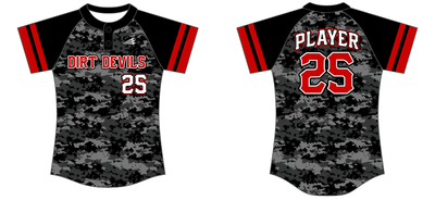 Dirt Devils Custom Nanodri Softball Jersey #J13B