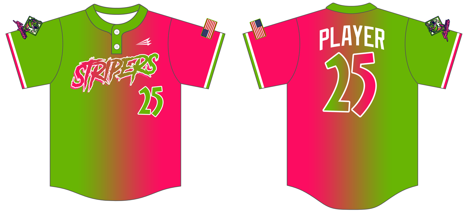 Emerald Coast Stripers Custom HexaFlex Baseball Jersey #J2B