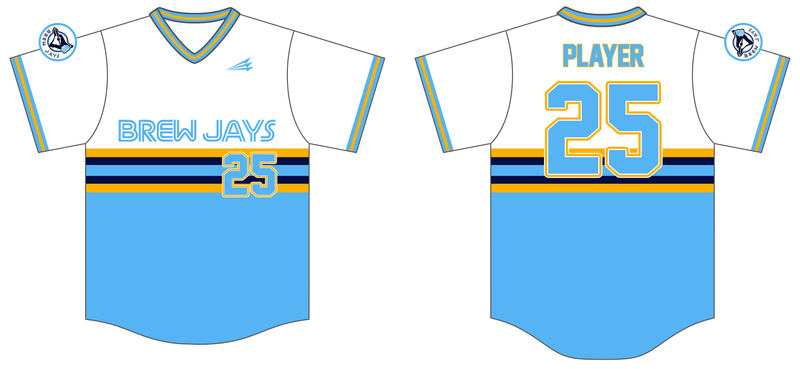 Brew Jays (Warren) Custom HexaFlex Baseball Jersey #J4