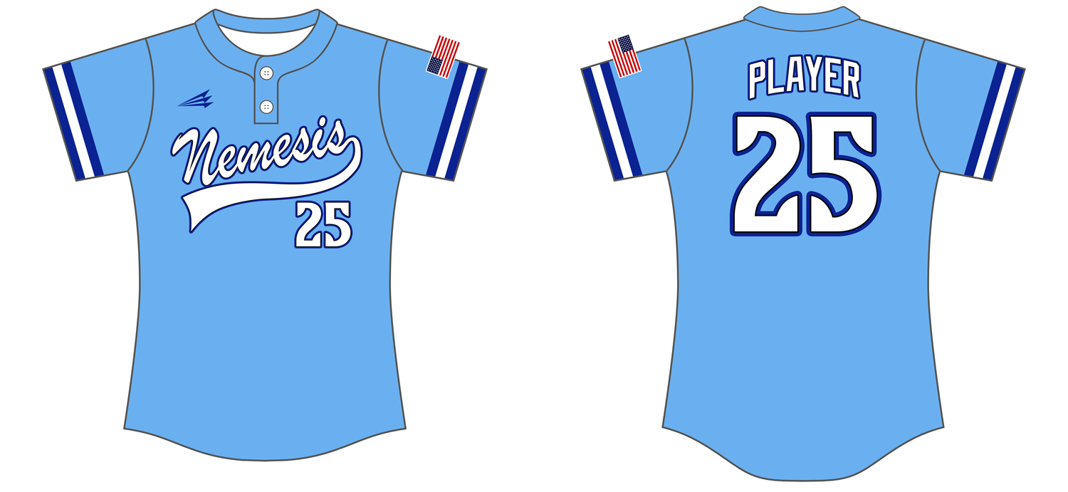 Nemesis (Barriball) Custom HexaFlex Softball Jersey #J1B