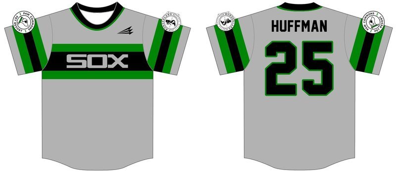 Wonderland Grey Sox Custom Baseball Jersey #1