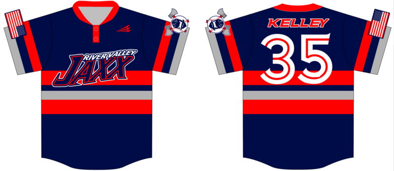 River Valley Jaxx Custom Baseball Jersey Design #3D